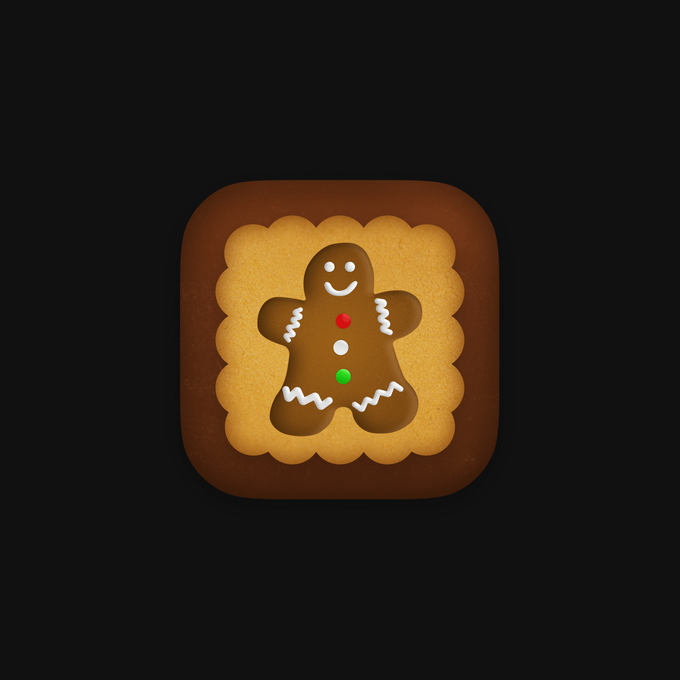 Gingerbread Man Icon