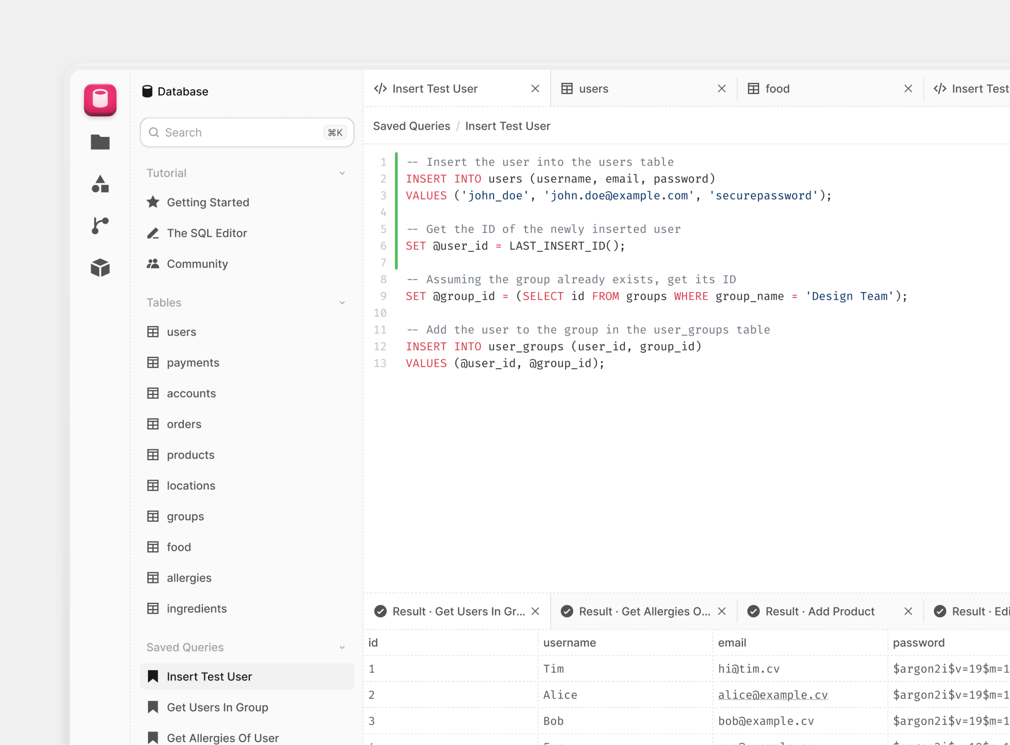 SQL Client